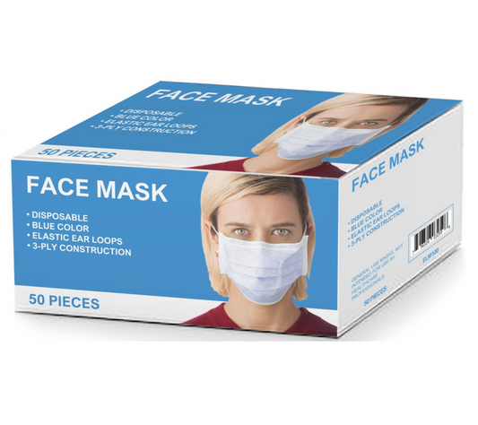 GENERAL PURPOSE EAR-LOOP MASKS - Case of 40 Boxes