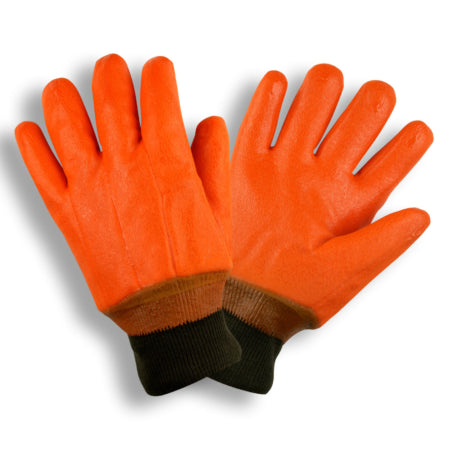 FREEZEBEATER INSULATED PVC GLOVES - SMOOTH FINISH, KNIT WRIST - Pack of 12