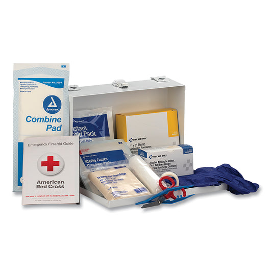 METAL FIRST AID KIT