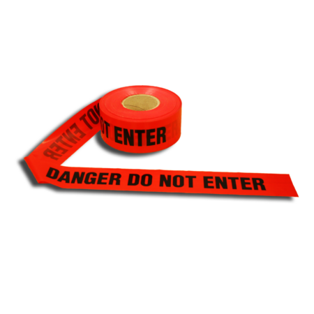 DANGER DO NOT ENTER Barricade Tape - Red