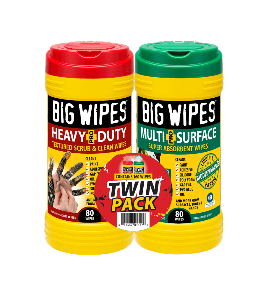 BIG WIPES™ HAND WIPES - 80 Wipes per Tub