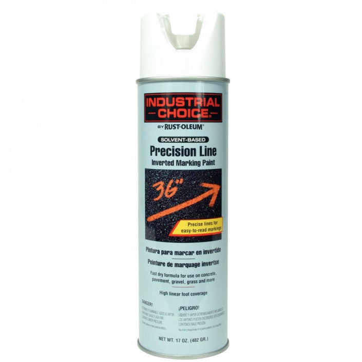WHITE MARKING SPRAY PAINT - STRIPING PAINT