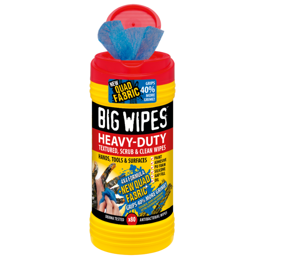 BIG WIPES™ HAND WIPES - 80 Wipes per Tub