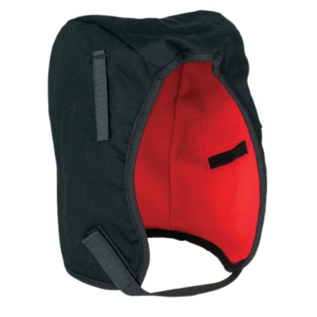BLACK & RED FLEECE LINER WITH WARMING POCKETS