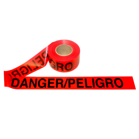 DANGER / PELIGRO Barricade Tape - Red