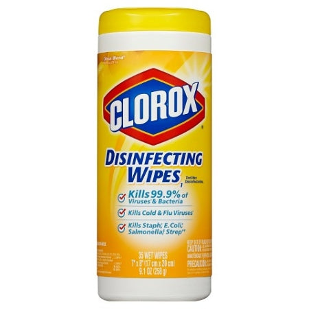 CLOROX DISINFECTING WIPES LEMON FRESH (Box of 12)