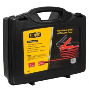 Jumper Cable Heavy Duty 0-Gauge - 800 Amp, Parrot Jaws - 25 Ft, Red, 1 Pack