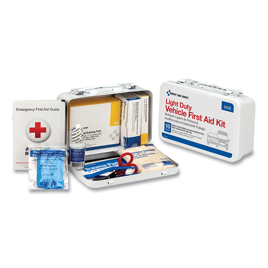 METAL FIRST AID KIT