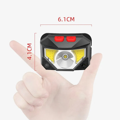 LED HEADLAMP - WATERPROOF, RECHARGEABLE