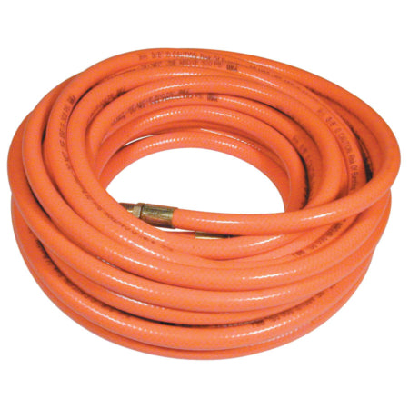 3/8" X 50' ORANGE PVC AIR HOSE - 300 PSI