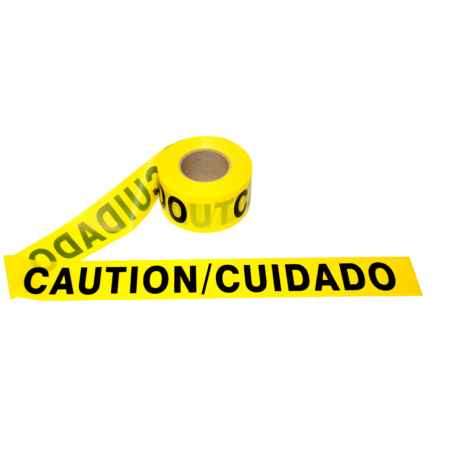 CAUTION/CUIDADO Barricade Tape - Yellow